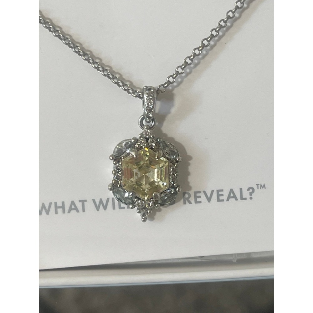 Bomb Party RBP8221 "Perfection In One" Lemon CZ Necklace 18" + 2.5"